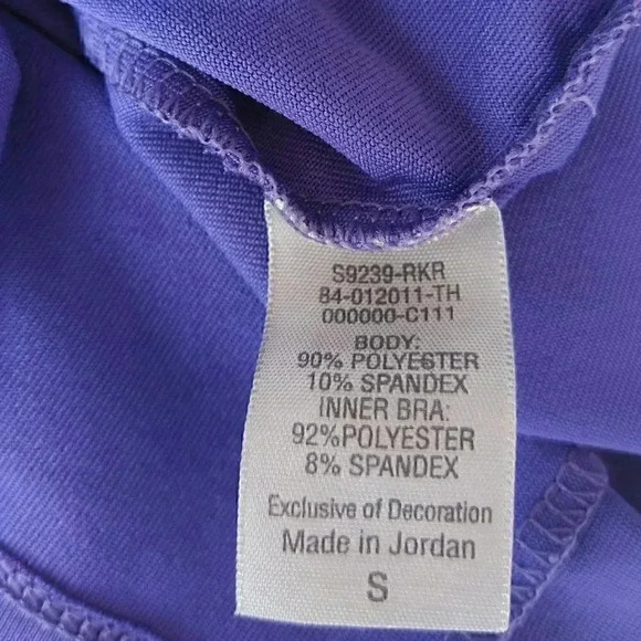 New Champion Purple Athletic Sleeveless Razor Back Workout Tank Top - Picture 6 of 6